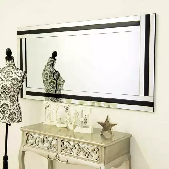 Milton Manor Westbury Black Leaner Mirror - Image 2