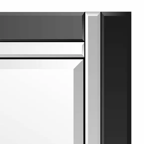 Milton Manor Villa Black Wall Mirror - Image 2