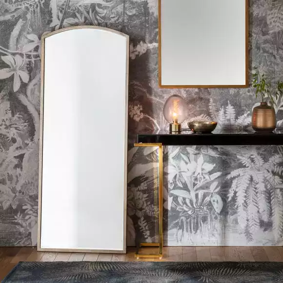 Cedar & Sage Bellingham Arch Mirror, Antique Silver 60x150cm - Image 3