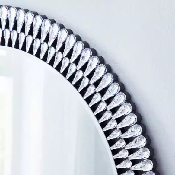 Dunelm Glam Gem Edge Arched Leaner Mirror, 80x150cm - Image 2