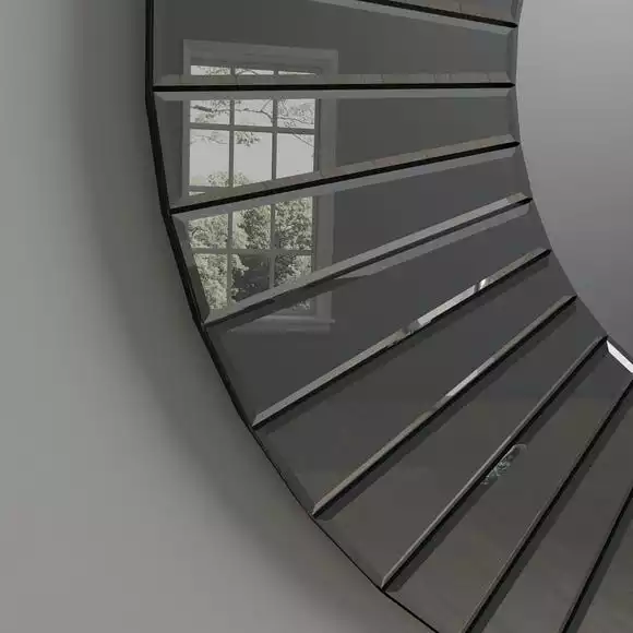 Dunelm Round Smoked Wall Mirror, 65cm - Image 2