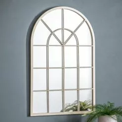 Cedar & Sage Grafton Wall Mirror, Cream 90x60cm