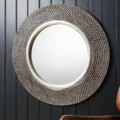 Cedar & Sage Danbury Round Wall Mirror, 80cm