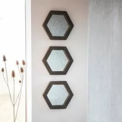 Cedar & Sage Set Of 3 Waldorf Wall Mirrors