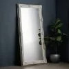 Cedar & Sage Warwick Leaner Mirror, Cream 165x80cm