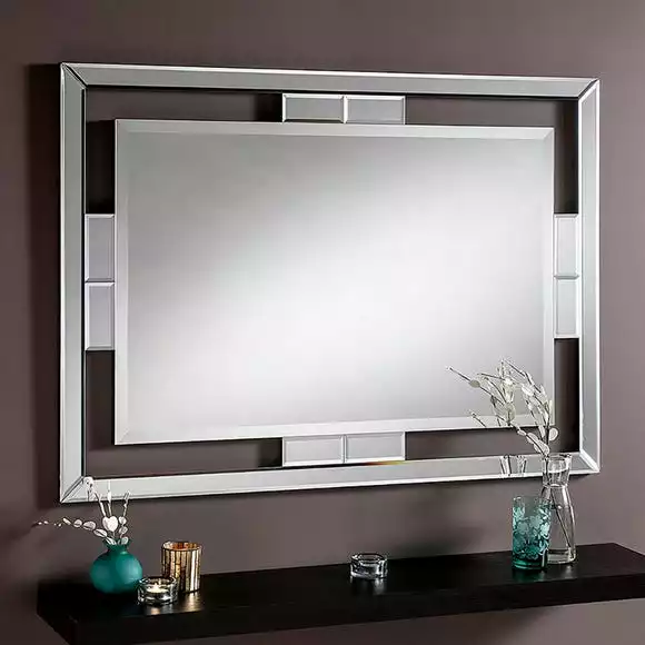 Yearn Mirrors Yearn Bevelled Art Decor Mirror, 112x82cm