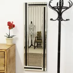 Milton Manor Westbury Black Wall Mirror
