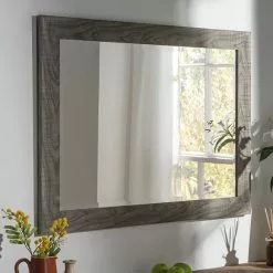 Yearn Mirrors Yearn Framed Leaner Mirror 168x76cm Grey
