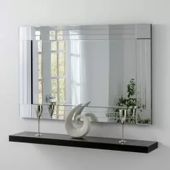 Yearn Mirrors Yearn Triple Bevelled Edge Mirror, 120x80cm