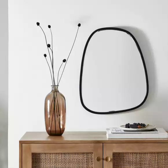 Dunelm Pebble Wall Mirror, 55x44cm