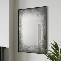 Dunelm Rectangle Distressed Edge Mirror, 60x90cm