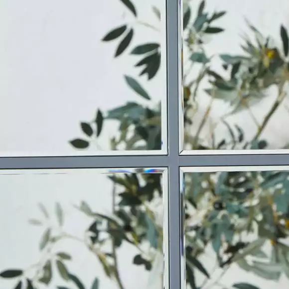 Dunelm Luxe Grey Window Mirror, 150x70cm - Image 2