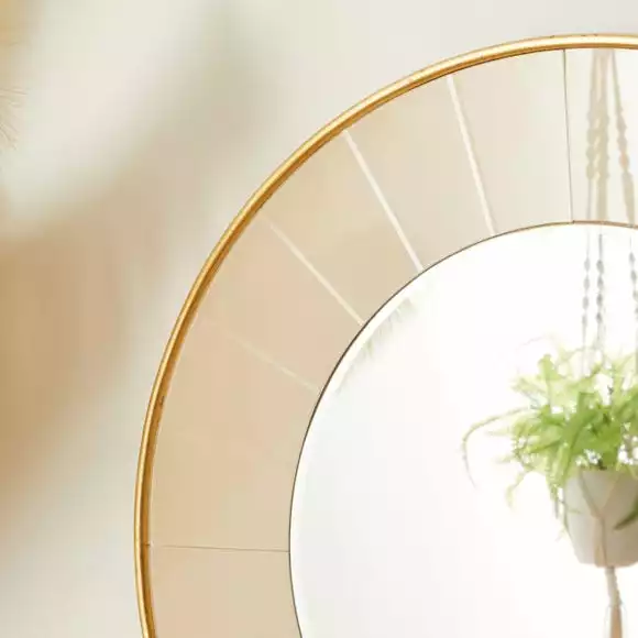 Dunelm Pretty Boho Round Glass Wall Mirror, 55cm - Image 2