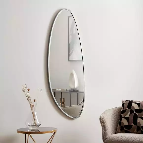 Dunelm Pebble Wall Mirror, 120x45cm