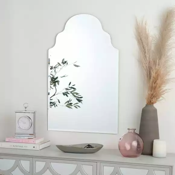 Dunelm Frameless Moroccan Mirror, 80x50cm