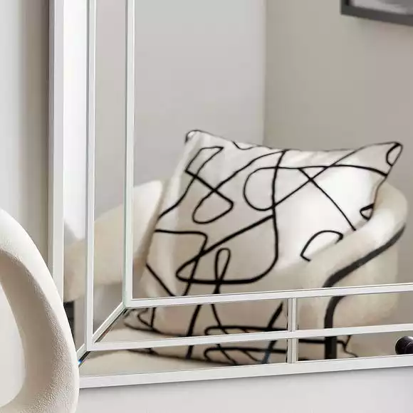 Dunelm Double Edge Frame Wall Mirror, 85x55cm - Image 2