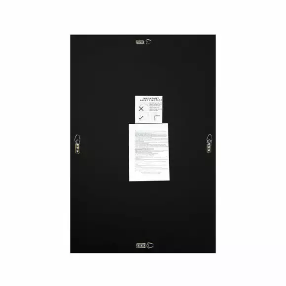 Dunelm Frameless Rectangle Venetian Wall Mirror, 90x60cm - Image 2