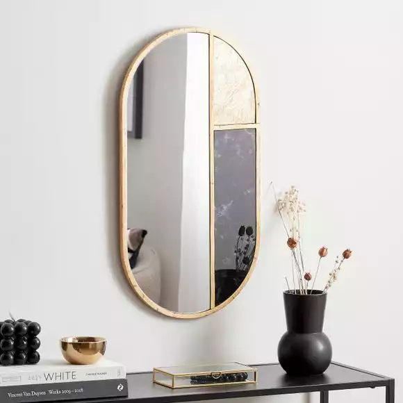 Dunelm Lexi Wall Mirror 60x30cm