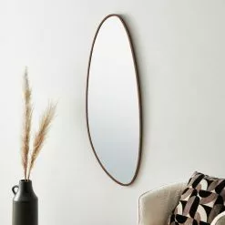 Dunelm Pebble 115cm X 40cm Wall Mirror