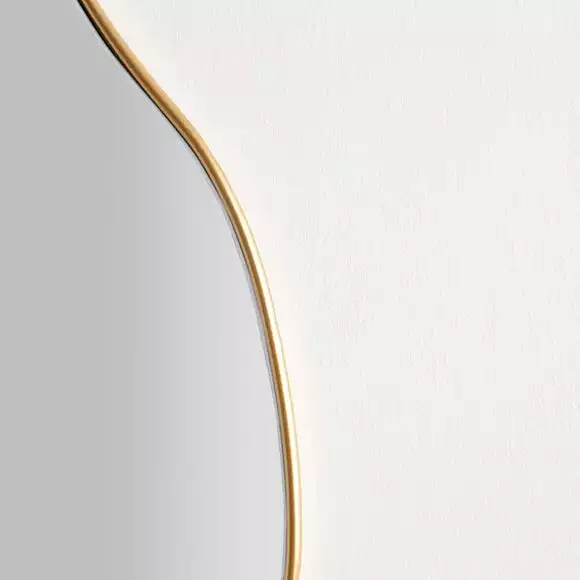 Dunelm Pond Mirror Round Gold 63cm - Image 2