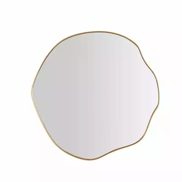 Dunelm Pond Mirror Round Gold 63cm - Image 3