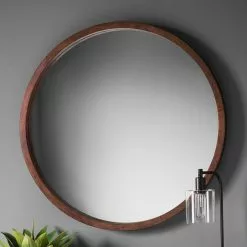 Cedar & Sage Lexington Retreat Round Wall Mirror, 90cm
