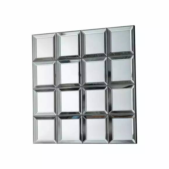 Cedar & Sage Grove Square Wall Mirror, 80cm - Image 3