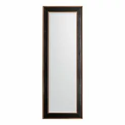 Cedar & Sage Peoria Wall Mirror, Black 46x130cm