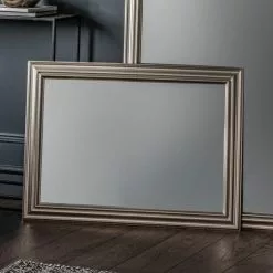 Cedar & Sage Bromont Rectangle Mirror, Champagne 61x76cm