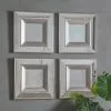 Cedar & Sage Set Of 4 Monto Square Mirrors, 36cm