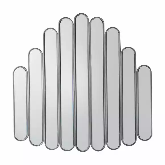 Cedar & Sage Moline Shiny Silver Mirror, 108cm - Image 3