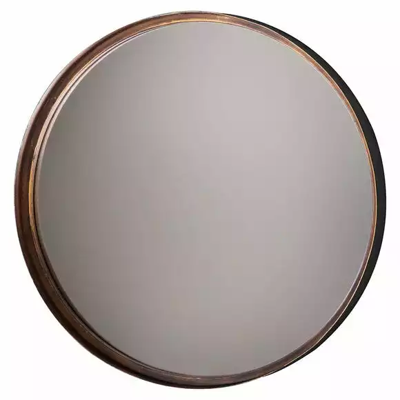 Cedar & Sage Set Of 2 Ruse Round Wall Mirrors, 31cm - Image 3