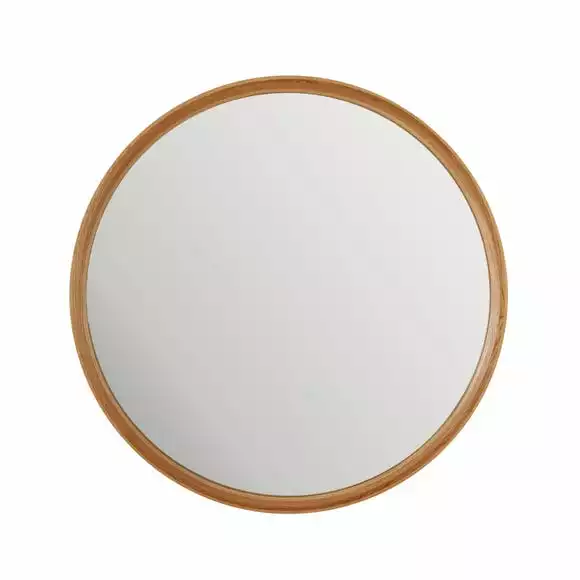 Dunelm Ashwood Round Framed Mirror 70cm - Image 3