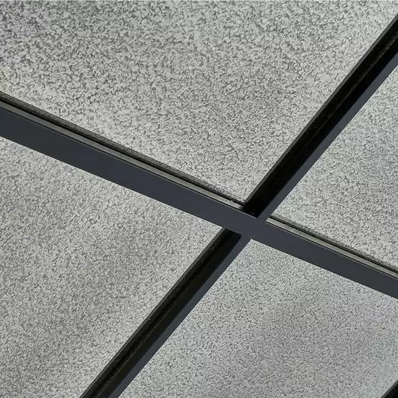 Pacific Lifestyle 12 Pane Metal Floor Mirror With Foxed Glass, Matt Black 100x200cm - Image 3