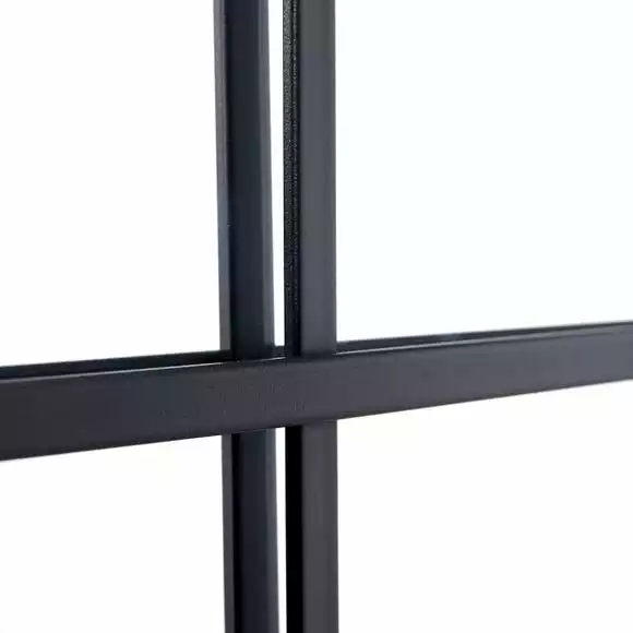 Pacific Lifestyle 12 Pane Metal Floor Standing Mirror, Dark Grey 100x200cm - Image 3