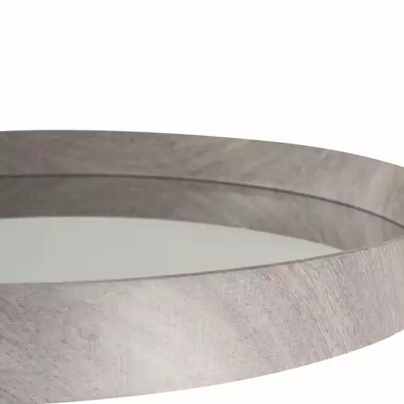 Pacific Lifestyle Round Wall Mirror, Grey Oak 74cm - Image 5