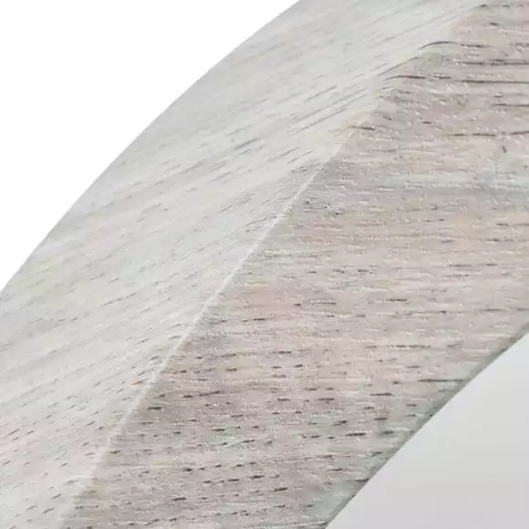 Pacific Lifestyle Curved Wall Mirror, Grey Oak 63x57cm - Image 3