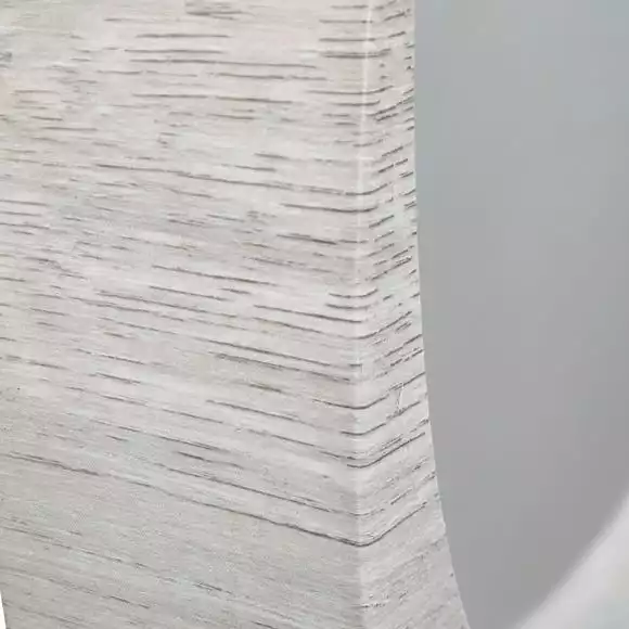 Pacific Lifestyle Curved Wall Mirror, Grey Oak 63x57cm - Image 4