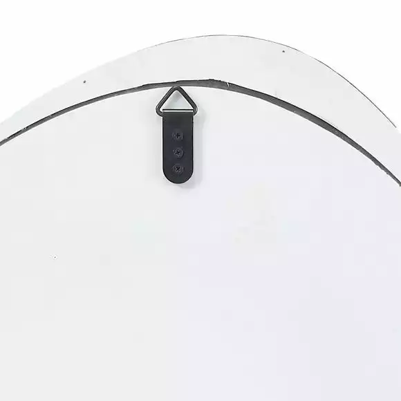 Pacific Lifestyle Curved Wall Mirror, Grey Oak 63x57cm - Image 5